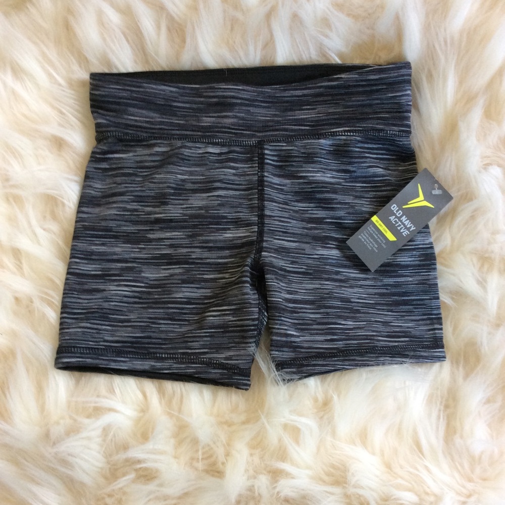 Black and White Workout Shorts